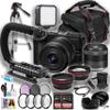 Canon EOS R50V Mirrorless Camera w/ 14-30mm Lens + LED Light + U-Grip + 50 Inch Tripod + 2pc Sandisk 64GB Extreme Pro Memory Card + More (23pc Bundle) (Renewed) view 1