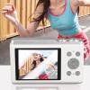 Fockety 4K Digital Camera, 50MP FHD Autofocus Vlogging Device Anti Shake 2.8 Inch Compact Point and Shoot Camera with 16X Digital Zoom LED Flash, for Teens Adults Beginners (White) view 4