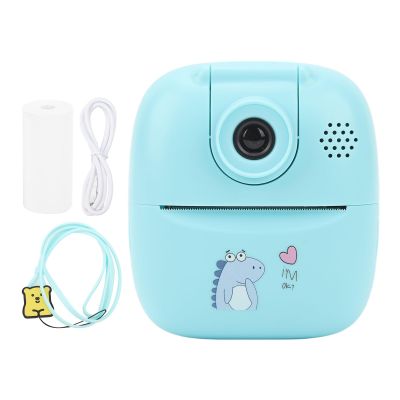 GOTOTOP Kids Camera Print, Portable Thermal Printer Inkless Sticker Label Maker Digital Selfie Camera for Study Graphics, Anatomical Diagrams