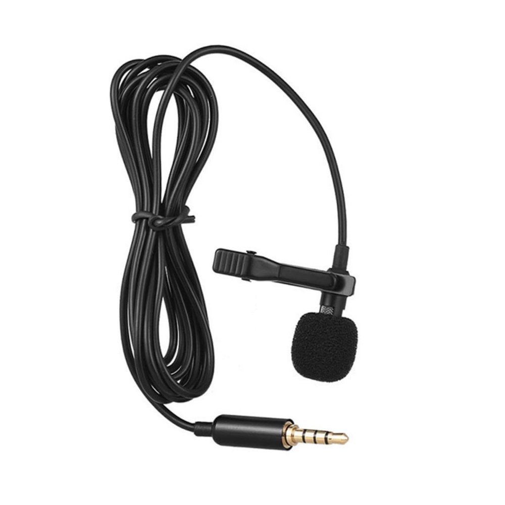 CONGARTENO Creative Wired Clip Microphone for Phone Long Recording Mic with Sound for Live Broadcasts Interviews and Online Courses Durable Design Suitable for Various Settings