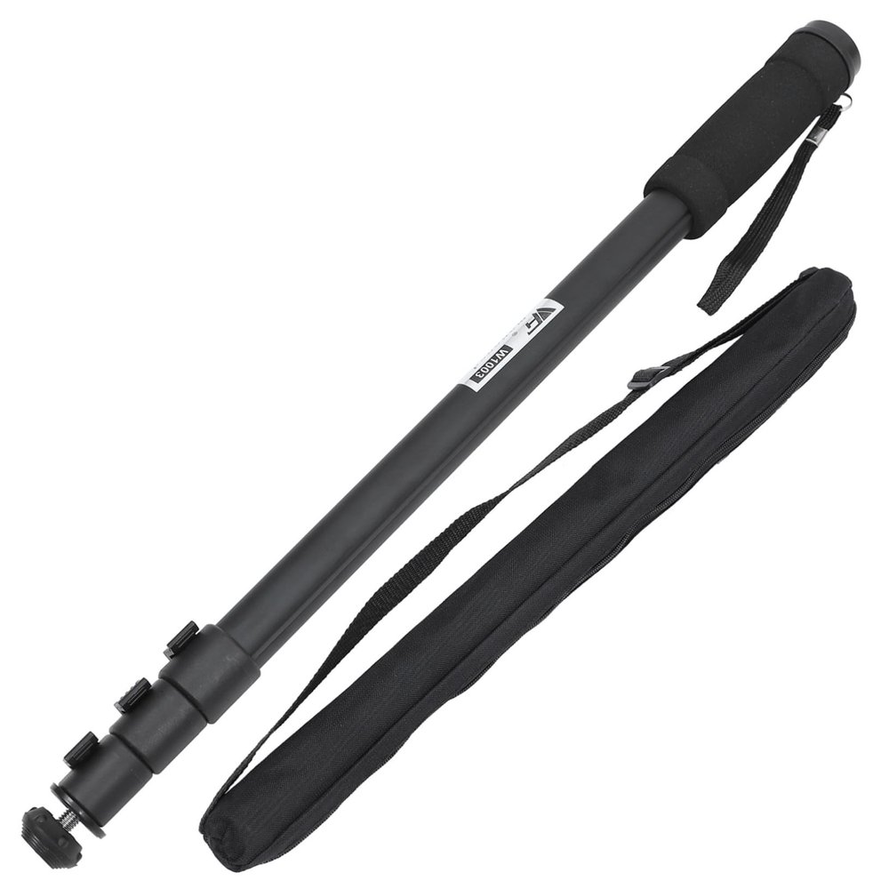 CONGARTENO Portable Camera Monopod W1003 Extendable Tripod Stand for DSLR Lightweight Design for Travel and Photography Adjustable Height Compatible Cameras