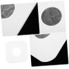 DirectNine Basics 4pcs Vinyl Record Paper Sleeves Kraft Covers with Center Hole for Easy Viewing and Lightweight Cardboard Jackets for Maintaining Vinyl Records view 3