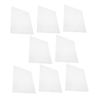 jojofuny 8pcs Transparent Photo Protector Sleeves: 21.6x28cm Inner PVC Waterproof Covers - for Paper Posters Menus Certificates Artwork Display