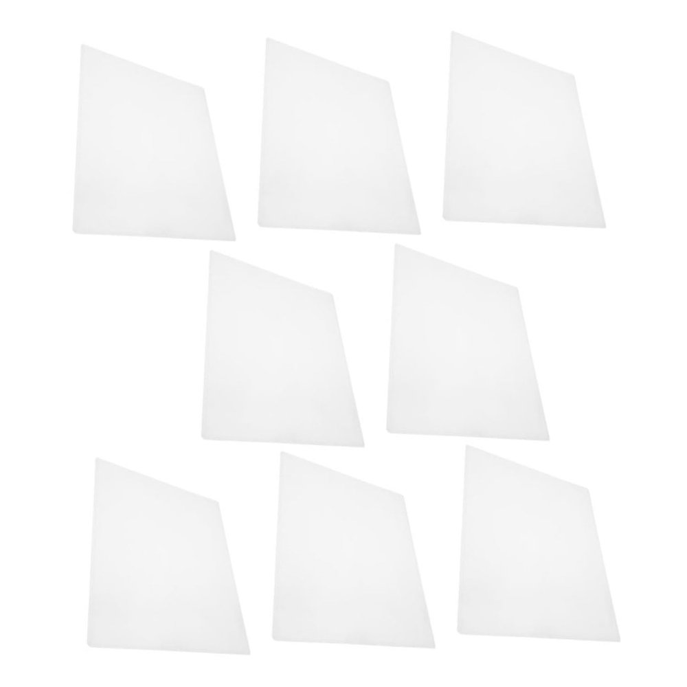 jojofuny 8pcs Transparent Photo Protector Sleeves: 21.6x28cm Inner PVC Waterproof Covers - for Paper Posters Menus Certificates Artwork Display