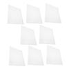 jojofuny 8pcs Transparent Photo Protector Sleeves: 21.6x28cm Inner PVC Waterproof Covers - for Paper Posters Menus Certificates Artwork Display view 1
