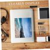 jojofuny 8pcs Transparent Photo Protector Sleeves: 21.6x28cm Inner PVC Waterproof Covers - for Paper Posters Menus Certificates Artwork Display view 3