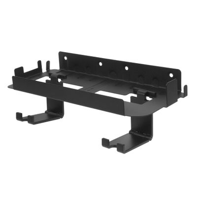 Housoutil Multi-Functional Wall Mount for Console Gaming Controller and Headset Holder Vertical Stand Space-Saving Design for Gamers Black