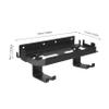 Housoutil Multi-Functional Wall Mount for Console Gaming Controller and Headset Holder Vertical Stand Space-Saving Design for Gamers Black view 2