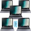 Samsung Chromebook Plus V2 Light Titan 2-in-1 Laptop (Celeron 3965Y, 4GB RAM, 64GB eMMC SSD, Intel HD 615, 12.2" Touch Full HD (1920x1080), Webcam, Chrome OS) with Dock and Wireless Mouse (5 Pack) view 1