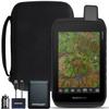 Garmin Montana 710 Rugged GPS Handheld Navigator | Large 5-inch Glove-Friendly Touchscreen, Satellite Imagery, Topographical Maps for Routing on Roads or Trails | Signature Series Power Bundle view 1