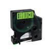 10PCS 12mm Fluorescent Pink Labels - Compatible with LabelManager 160/280 & D1 Printers 1933238-1 and 1933238-2(Black on Flu Green) view 1