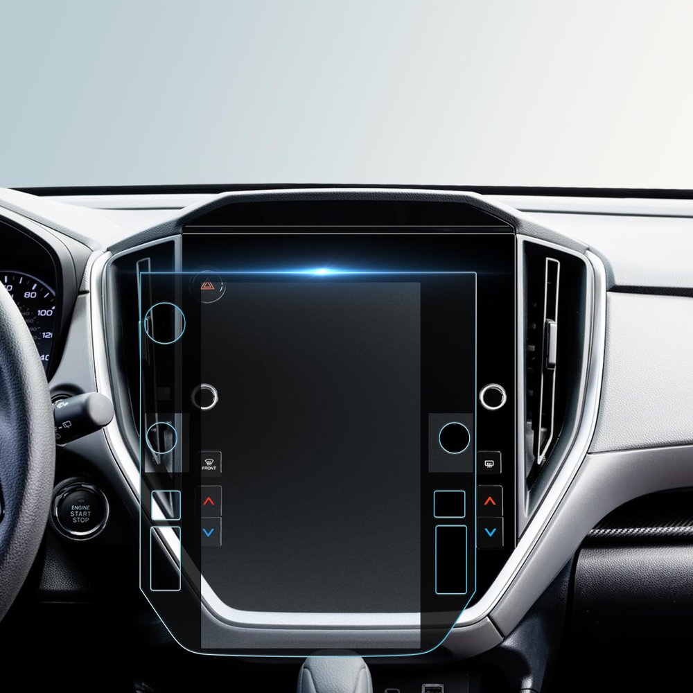 BIBIBO Upgraded Matte Anti-Glare for 2025 Subaru Crosstrek Screen Protector 2024 2025 2026 Subaru Crosstrek (Premium/Sport/Limited/Wilderness)/2026 Crosstrek Hybrid&2024 Subaru Impreza 11.6" Frosted Film [Tempered Glass Lessen Fingerprints] Subaru Cr