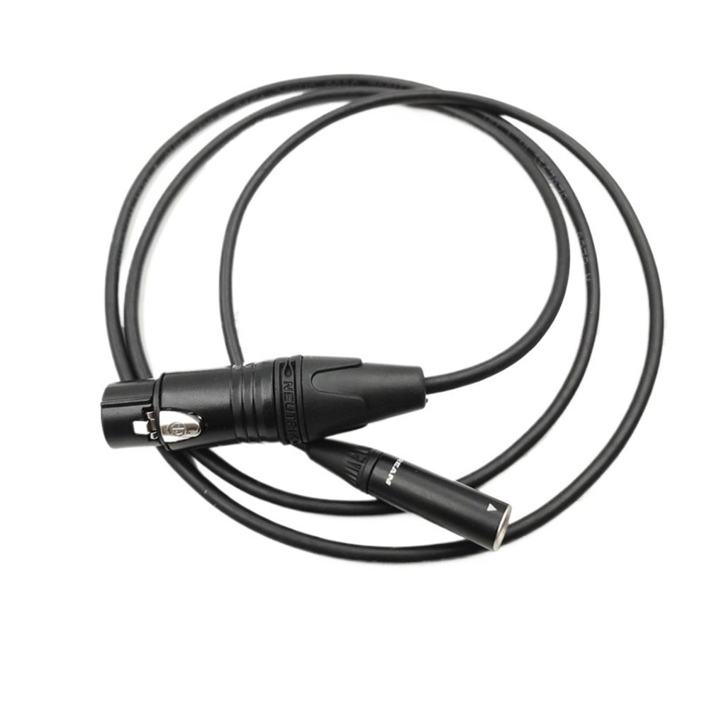 EFQSTKX MINI XLR 3pin Male to XLR 3pin Female for Blackmagic Pocket Cinema 4k Camera Audio Line Cable(Length-5cm)