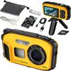 Underwater Camera with 64GB Card,48MP HD Bare-Body 11FT Waterproof Camera for Snorkeling Compact Floatable Digital Camera 2 Batteries and Tripod Come Together (Yellow) view 1