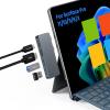 Surface pro X/9/10/11 HDMI Docking Station with USB C Thunderbolt 4(8K Display+40Gbps Data+100W PD), Dual USB 3.0 and 4K@60Hz Dispplay Ports, USB c Thunderbolt 4 Travel Dock Portable to Carry view 1
