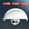 AYQEBNC Protective Cover Shield Wall Waterproof Rainproof Cover Outdoor Camera Protection Box Security Camera Outer Cover-B Easy Install White view 3