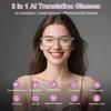 Al Smart Glasses for Women- Bluetooth Translation Glasses with 164 Languages, Color-Change Lens, Music & Call, IP54 Waterproof, Free App, Audio AI Translator Glasses for Meeting Cycling Travel Gaming view 2