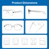 Al Smart Glasses for Women- Bluetooth Translation Glasses with 164 Languages, Color-Change Lens, Music & Call, IP54 Waterproof, Free App, Audio AI Translator Glasses for Meeting Cycling Travel Gaming view 4