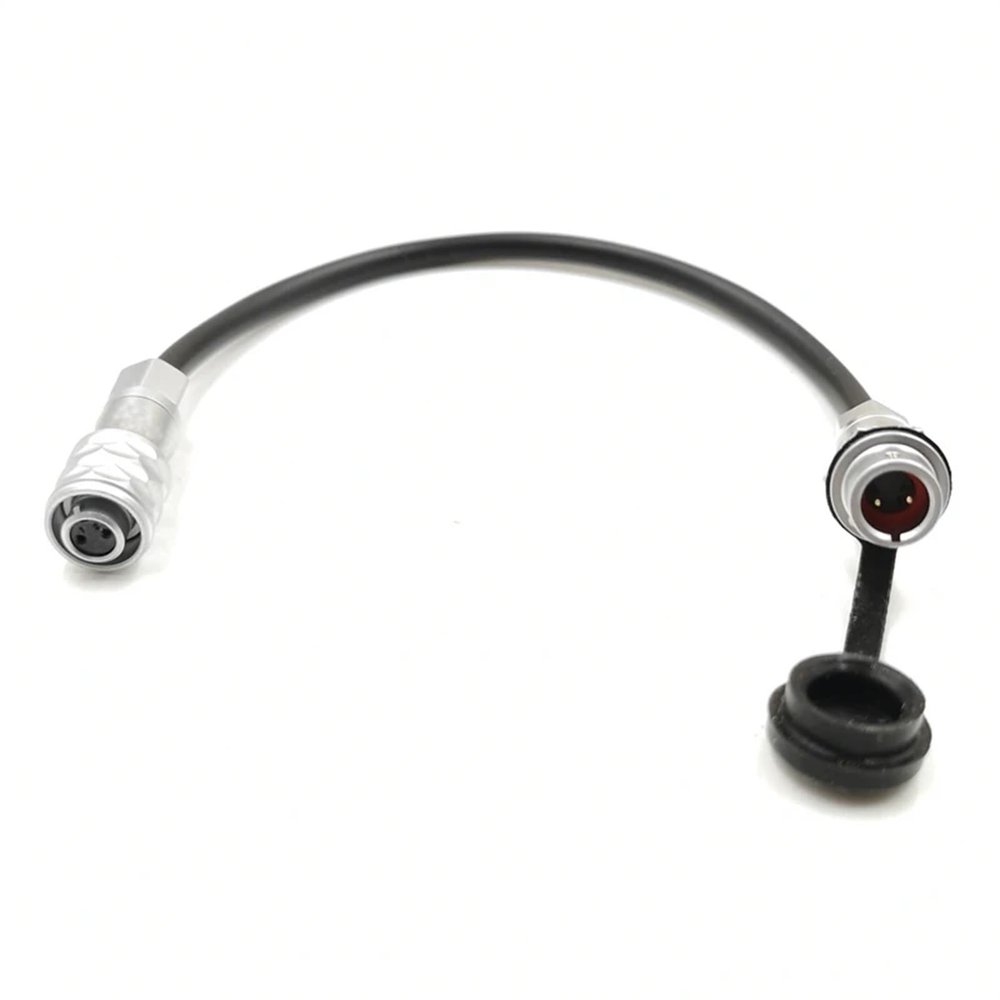 4K Power Cables Extension Power Cable Sf6 2 Pin Male to Female for Blackmagic Pocket Cinema Camera 4K 6k(Straight,50cm)