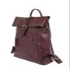 VANSI Soft Leather Men Women Laptop Backpack School College Office (Chocolate Brown) view 1