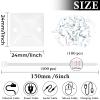 100Pack Self Adhesive Wire Clips Cable Zip Tie Mounts 1" Stick Pads Multi-Purpose Wire Tie Mount Base Holders with 6 Inch Zip Ties for Wire Management (White) view 2