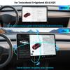 j Junsun 4-Way Screen Swivel Mount 40 Left/Right & 40 Up/Down Adjustable Rotation, Aluminum Alloy Bracket for Tesla Screen Rotating Bracket Model 3 Highland 2024 2025 New Model Y Juniper view 2