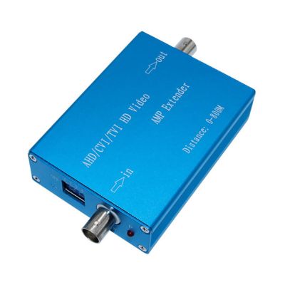 DC12V 1A Coaxial Cable Analog AHD CVI TVI Video Amplifier AMP Extender HD 1080P Max 800M Transmission for CCTV Camera