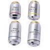 1pc 4X 10X 20X 40X 60X100X L=195 Infinity Plan Achromatic Objective Lens for Medical Bio-Microscope Biological Microscope 20.2mm(4X10X40X100X) view 1