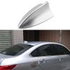 Car Roof Shark Fin Antenna, Compatible with Ford FLEX Vertrek Capri, Adhesive Waterproof Vehicle Exterior Decor Accessories Stickers,Silver view 1