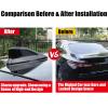 Car Roof Shark Fin Antenna, Compatible with Ford FLEX Vertrek Capri, Adhesive Waterproof Vehicle Exterior Decor Accessories Stickers,Silver view 3