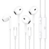 2 Packs USB C Wired Headphones for iPhone 16/15 Pro Max Plus, Type C Earbuds with Mic & Volume Control Nosie Reduction, Earphones HiFi Stere for iPad Pro, Galaxy S23/S22/S21/S20/Ultra Note 10/20. view 1