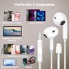 2 Packs USB C Wired Headphones for iPhone 16/15 Pro Max Plus, Type C Earbuds with Mic & Volume Control Nosie Reduction, Earphones HiFi Stere for iPad Pro, Galaxy S23/S22/S21/S20/Ultra Note 10/20. view 2