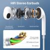 2 Packs USB C Wired Headphones for iPhone 16/15 Pro Max Plus, Type C Earbuds with Mic & Volume Control Nosie Reduction, Earphones HiFi Stere for iPad Pro, Galaxy S23/S22/S21/S20/Ultra Note 10/20. view 4