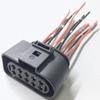 Cars Connectors 10 Pin/Way Male Or Female Headlight Lamp Plug Connector Wire Herness Cable for MK6 1J0 973 835 1J0 973 735(Gray) view 1