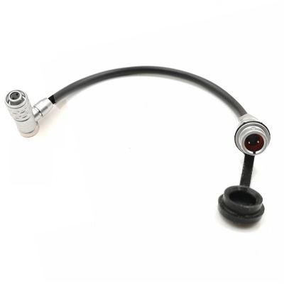 4K Power Cables Extension Power Cable Sf6 2 Pin Male to Female for Blackmagic Pocket Cinema Camera 4K 6k(Angled,70cm)