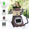 agreilduite Video Audio Guest Book Wedding Phone- Preserve Your Special Occasions, 1080p Record Customized Video Audio Messages, 3.5in Video Audio Phone Guest Book,with 128gb Memory Card,Brown view 2