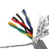 5m 6/8-core TRVVPS high Flexibility Bending Resistant Drag Chain Twisted Pair Shielded Wire 26 24 22 20 18 17AWG Oil Resistant(20 AWG 0.5MM,6 Cores) view 1