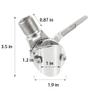 High Strength Stainless Steel Marine-Grade Adjustable Rail Mount for Starlink Mini Antenna, Specialized Perfect for Installation on Boats, Yachts, Sailboats, Eifagur view 2