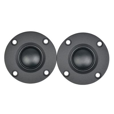 AYQEBNC 2Pcs Tweeter 1.5Inch 6Ohm 30W Dome Silk Film Tweeter HiFi Treble Speaker Audio Loudspeaker with Heatsink Black 500097321