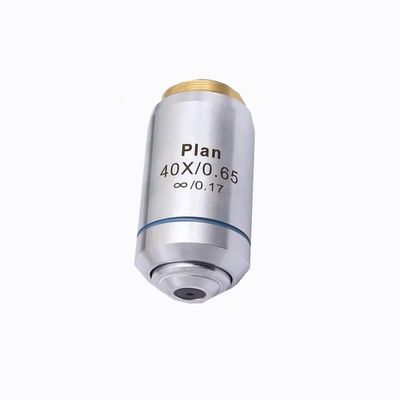 1pc 4X 10X 20X 40X 60X100X L=195 Infinity Plan Achromatic Objective Lens for Medical Bio-Microscope Biological Microscope 20.2mm(40X)