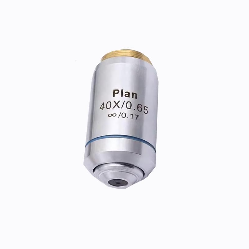 1pc 4X 10X 20X 40X 60X100X L=195 Infinity Plan Achromatic Objective Lens for Medical Bio-Microscope Biological Microscope 20.2mm(40X)