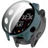 3 Pack Hard for Garmin Forerunner 570 42mm/47mm Case with Screen Protector, Hard PC Protective Case Shockproof Anti-Scratch Bumper Cover (Black/Dark Blue/Green, Garmin Forerunner 570 47mm) view 4