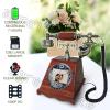 agreilduite Retro Video Audio Guest Book Wedding Phone,1080p HD Record Customized Video Audio Messages with 128gb Memory Card & 5000mah & 3.5in Screen,Preserve Your Special Occasions,Reddish-Brown view 2