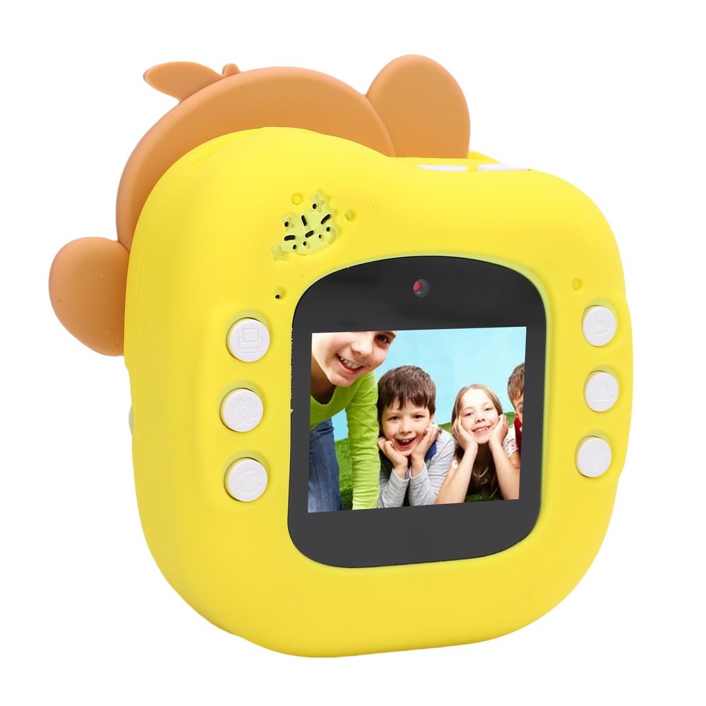JTLB Movie Camera with 48MP,FHD,Digital Zoom,Selfies,Countdown Timer,Black White Printing,Thermal Camera 3.3 inch 2.0 inch,ABS Silicone,Rechargeable
