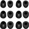 ALXCD Foam Eartips Compatible with Sony LinkBuds Fit Earbuds, S/M/L 3 Sizes 6 Pairs Soft Memory Foam Ear Tips Replacement Earbuds Tips, Compatible with Sony LinkBuds Fit 6 Pairs Black view 2