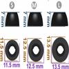 ALXCD Foam Eartips Compatible with Sony LinkBuds Fit Earbuds, S/M/L 3 Sizes 6 Pairs Soft Memory Foam Ear Tips Replacement Earbuds Tips, Compatible with Sony LinkBuds Fit 6 Pairs Black view 3