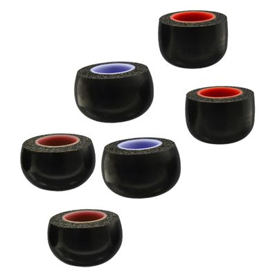 6pcs Sleeping Ear Tips Small Protection Noise Reduction Foam Ear Hooks Headphone Earbuds Headset Ear Pads Earphone Caps Noise Isolation Ear Pads Sponge Random Color