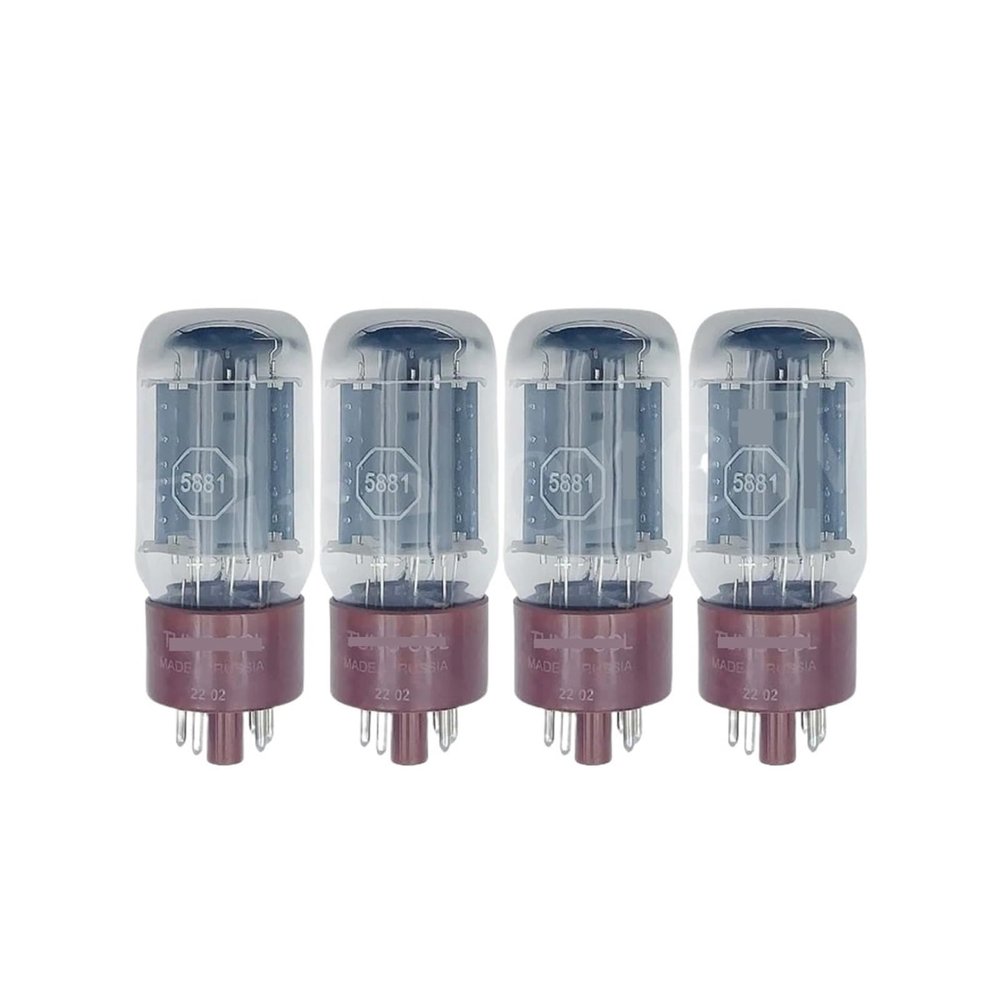 5881 Tube Replaces EL34 5881A 6L6 350C 6L6GC 6P3P HIFl Audio Amplifier(4pcs Matched Quad)