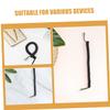 4pcs Coiled Telephone Cord Flexible Spiral Wire for Home Office Use Durable Material Compatible with Line Phones Communication Devices Tangle Design view 3