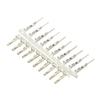 100 Pairs 2.54mm Terminals Connector Jumper Wire Cable Pin Male and Female 2.54mm and 100PCS 1x1p for Dupont Connector Housing Female Pin Connectors Housing Jumper view 2